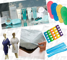 Spa salon disposables and amenity kits